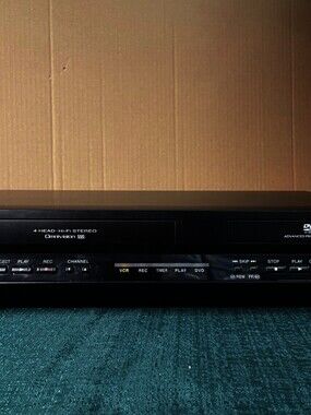 Panasonic PV-D4745/S-K DVD Player VHS Recorder 2 In 1 Combo VCR